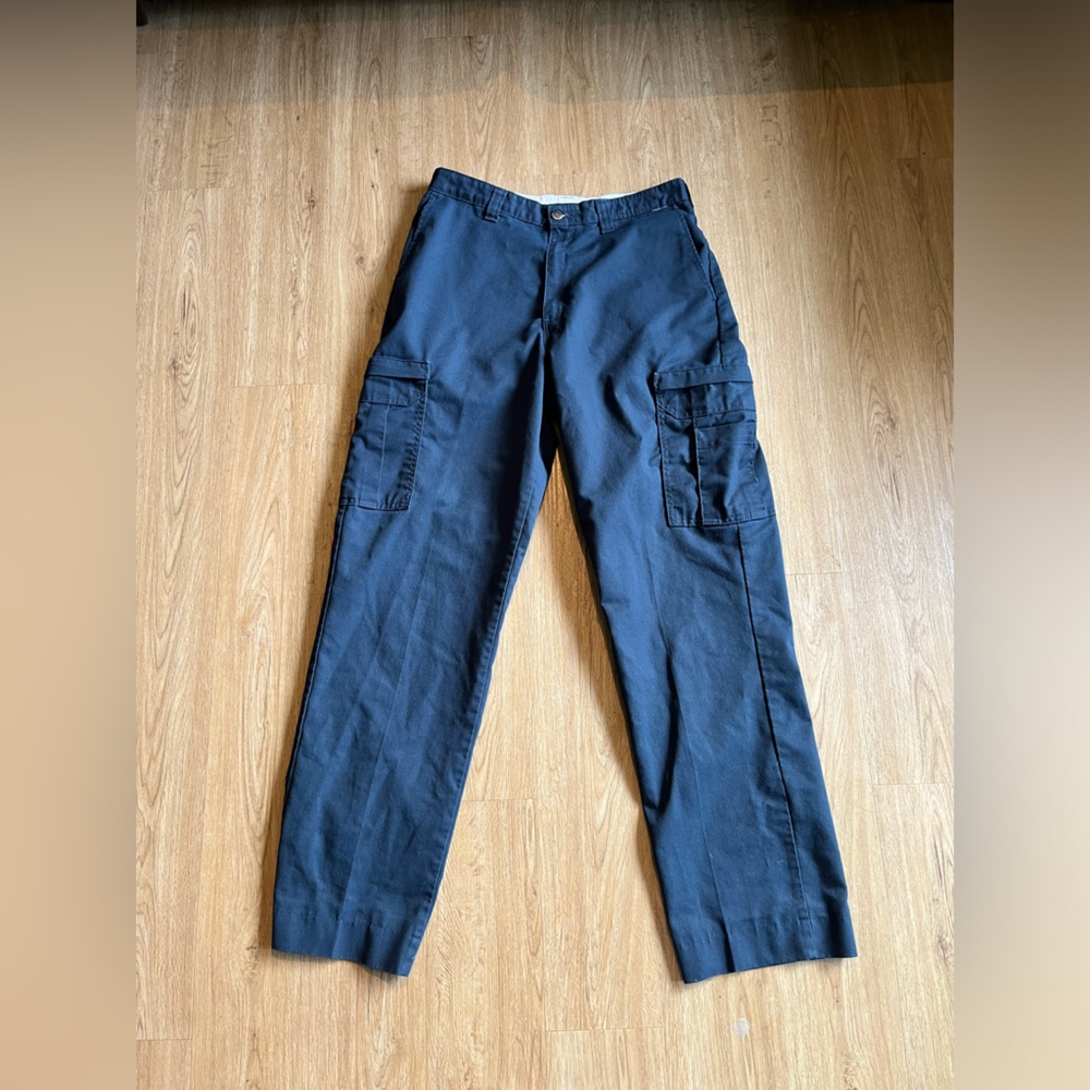 Dickies Navy Work Cargo Pants with Utility Pockets